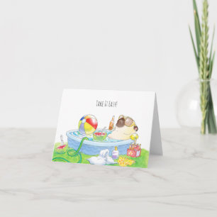 Take it Easy pug card