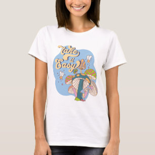 Take It Easy – Retro Psychedelic Mushroom T-Shirt