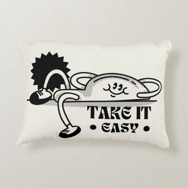 take it easy tote Bags  Decorative Cushion (Back)
