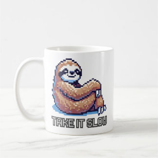 Take it slow Hanging Sloth Coffee Mug