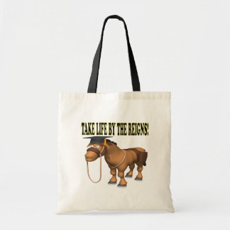 Take Life By The Reigns Tote Bag