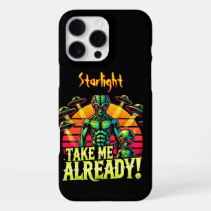 Take Me Already Vivid Cosmic Encounters Start Here iPhone 16 Pro Max Case