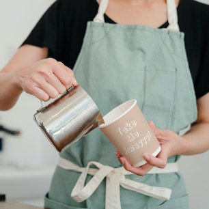 Take me Away Quote l Coffee Shop Business  Paper Cups