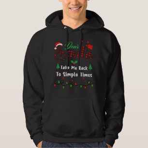 Take Me Back To Simple Times Matching Christmas De Hoodie