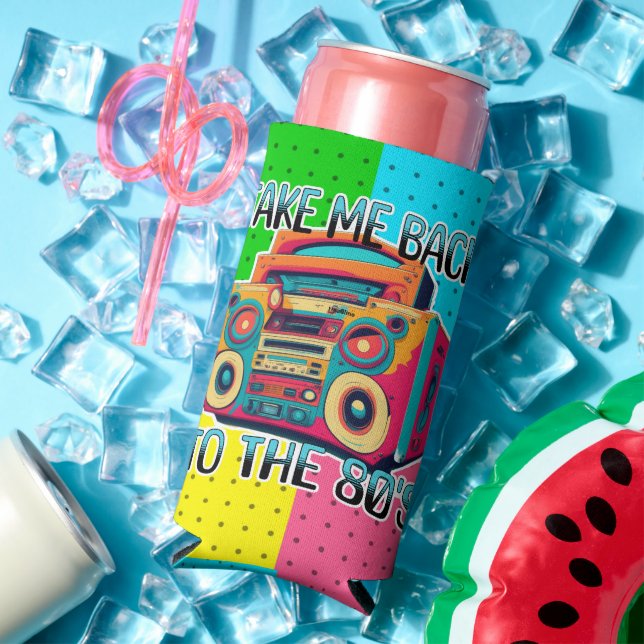 Take Me Back to the Eighties | Retro Vibe Seltzer Can Cooler (In Situ Summer)