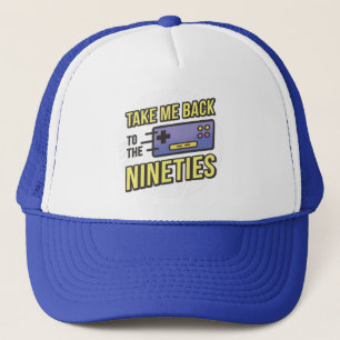 Take Me Back To The Nineties Game Controller Trucker Hat