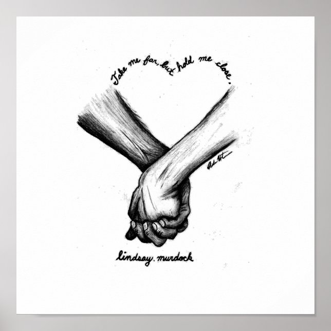 Take me far, but hold me close Poster (Front)