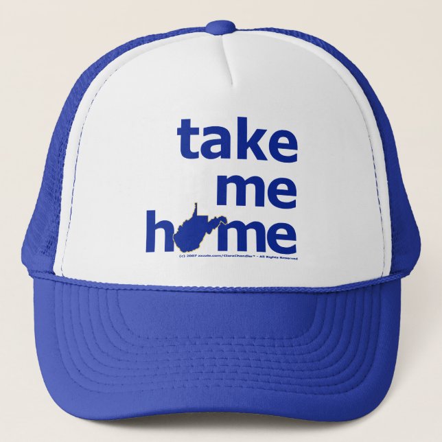 Take Me Home West Virginia Trucker Hat (Front)
