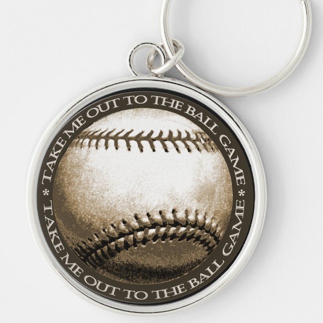Take Me Out to the Ball Game Key Ring (Front)