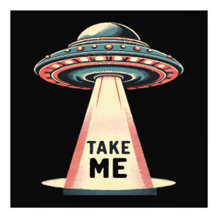 take me photo print