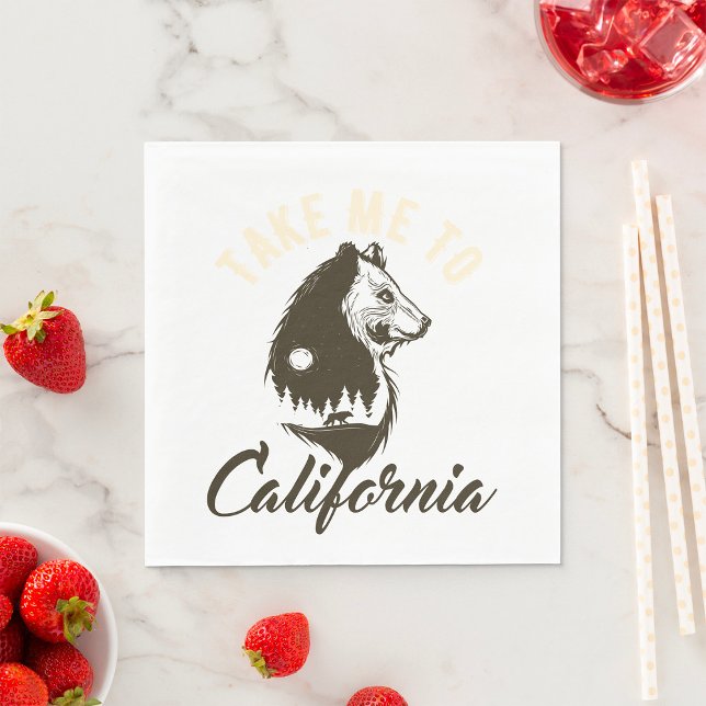 Take Me To California Napkins (Creator Uploaded)
