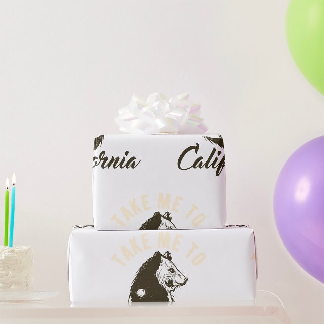 Take Me To California Wrapping Paper (Creator Uploaded)