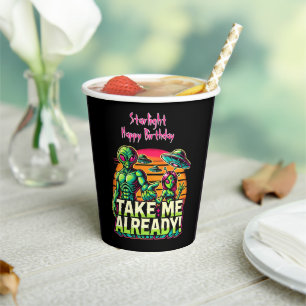 Take Me to Cosmic Adventures! Paper Cups
