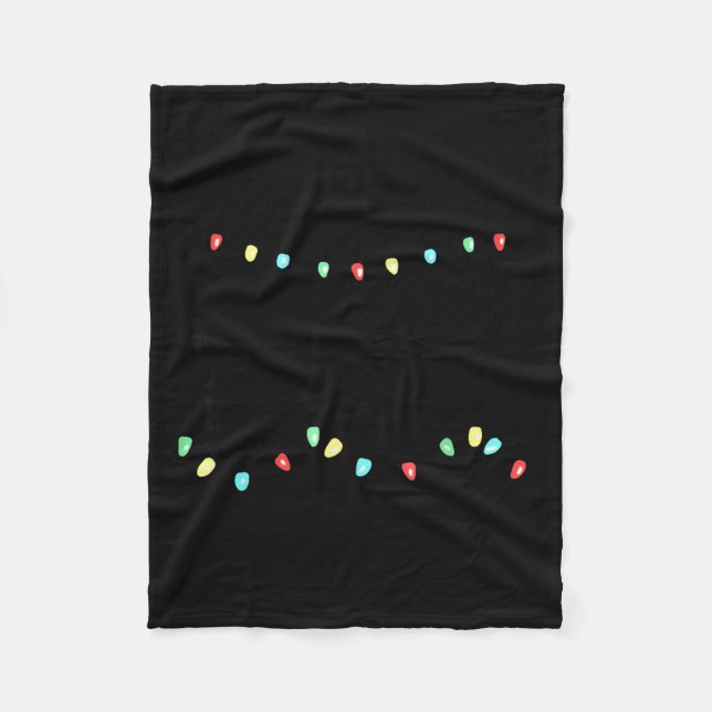 Take Me To Eat Mexican Food And To Look At Christm Fleece Blanket (Front)