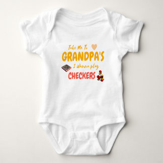Take Me To Grandpa's Baby Bodysuit