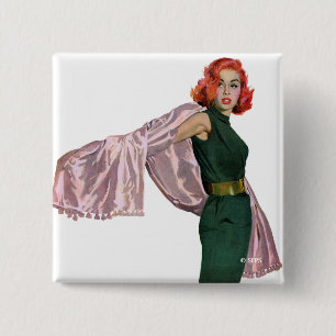 Take Me to Hollywood 15 Cm Square Badge