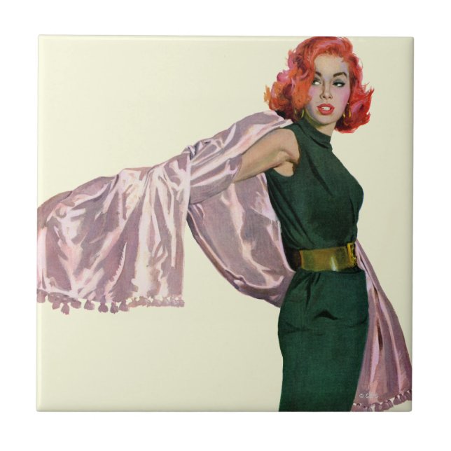 Take Me to Hollywood Ceramic Tile (Front)