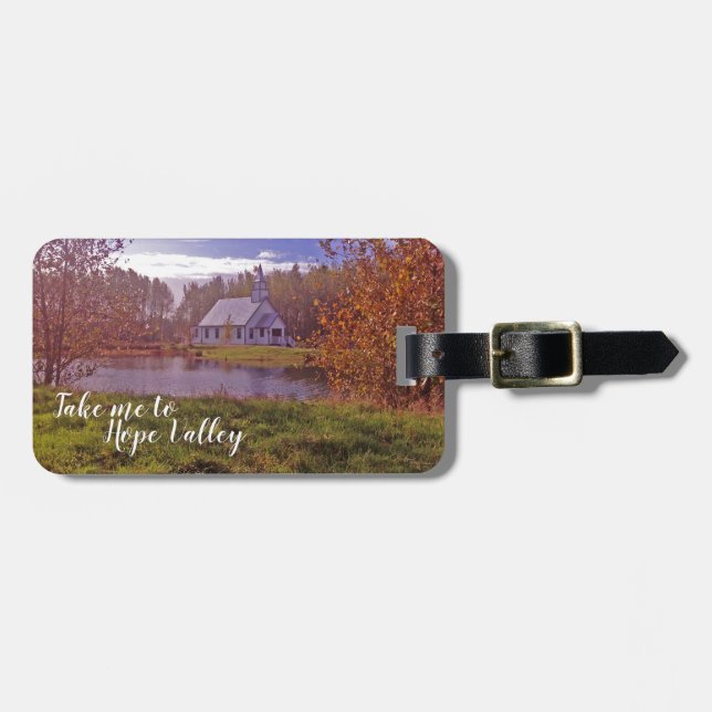 Take Me to Hope Valley | WCTH Luggage Tag (Front Horizontal)