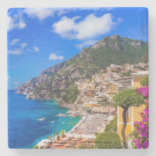 Take Me To Positano Marble Coaster