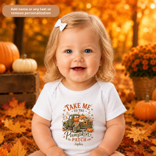 Take Me to the Pumpkin Patch Family Matching Baby Bodysuit