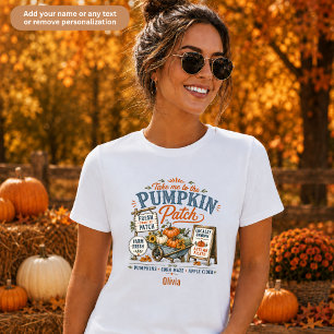 Take Me to the Pumpkin Patch Family Matching Tri-Blend Shirt