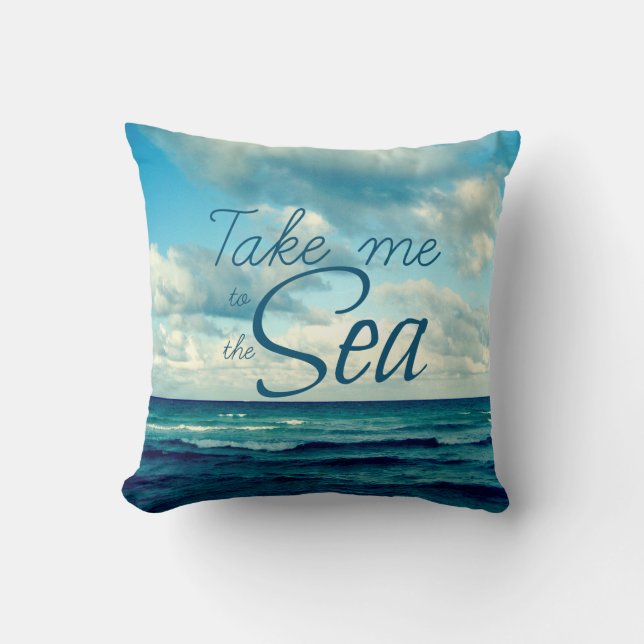 TAKE ME TO THE SEA CUSHION (Front)