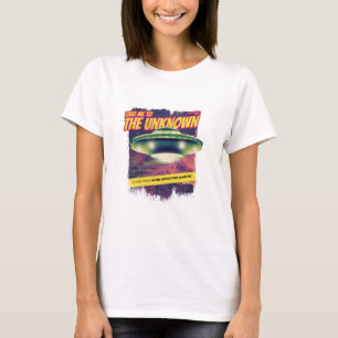 Take Me To The Unknown Retro Magazine Cover T-Shirt