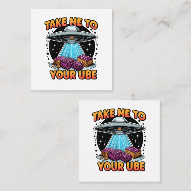 Take Me to Your Ube  Card (Front/Back)