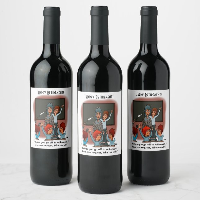 Take Me With Combo Mug Wine Label (Bottles)