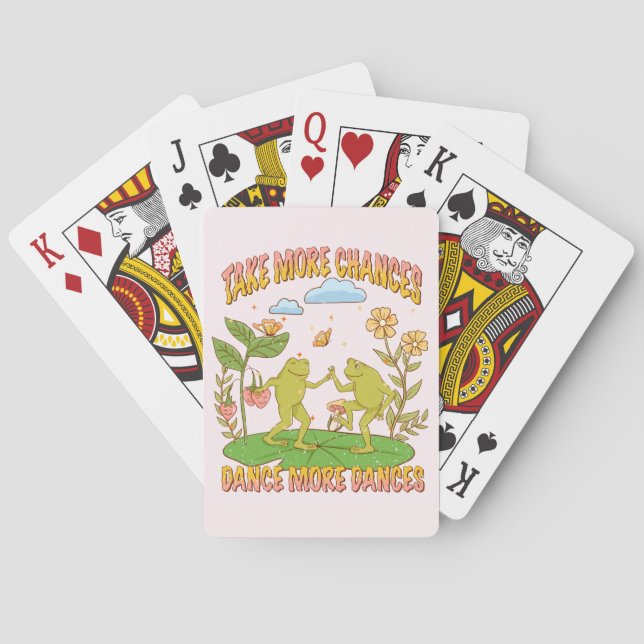 Take More Chances, Dance More Dances Playing Cards (Back)