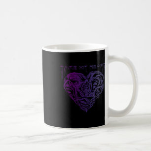 Take My Heart Scary Creepy Demons Spooky Halloween Coffee Mug