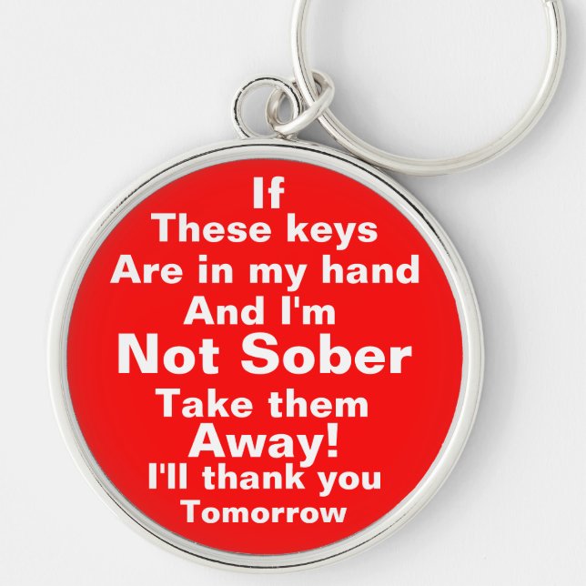 Take my keys please key ring (Front)