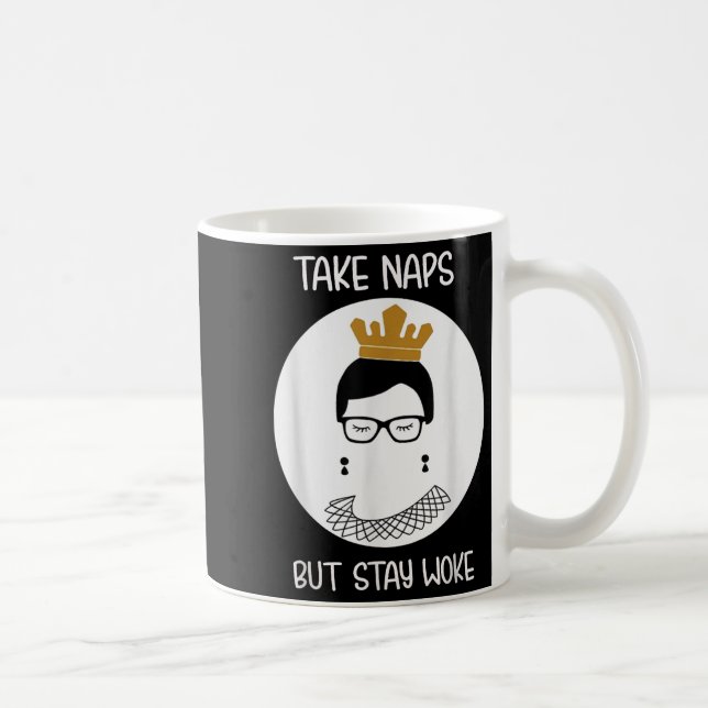 Take Naps But Stay-woke Gift  Coffee Mug (Right)
