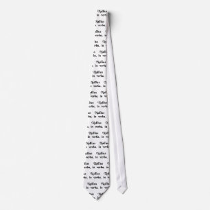 Take nobody's word for it. tie