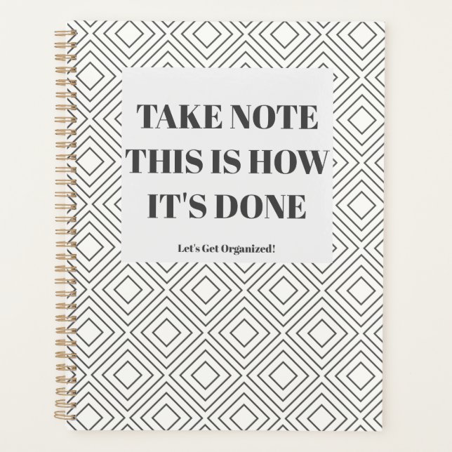 Take Note Planner (Front)