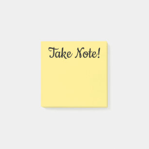 Take Note Post it Note Pad