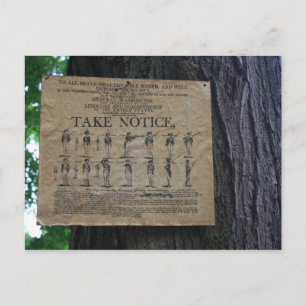 Take Notice Postcard