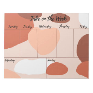Take on the Week Planner Notepad