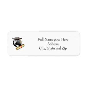 Take on the World Graduation return address Label