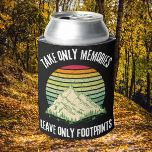 Take Only Memories Leave Only Footprints Hiking Can Cooler
