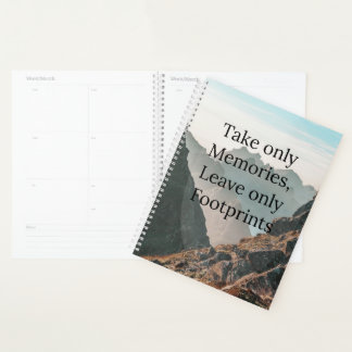 Take Only Memories Planner