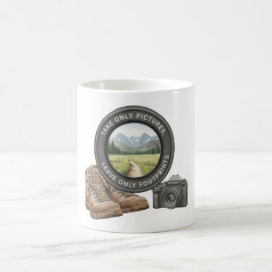 Take Only Pictures Leave Only Footprints Coffee Mug