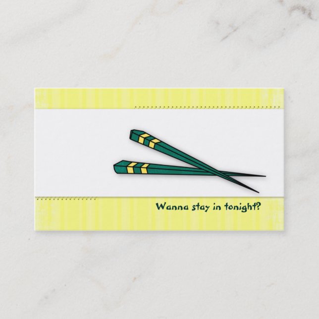 Take Out Business Cards (Front)