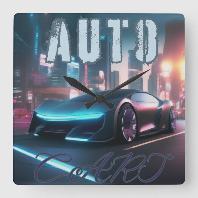 TAKE SQUARE WALL CLOCK (Front)