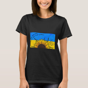 Take Sunflower Seeds Put In Pockets I Stand With U T-Shirt