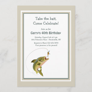 Take The Bait Fish Invitation