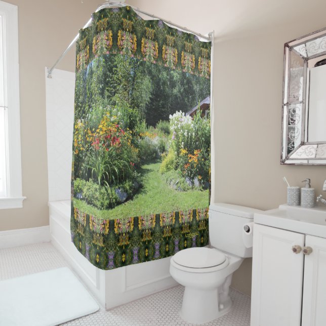 Take The Cottage Garden Path! Shower Curtain (In Situ)