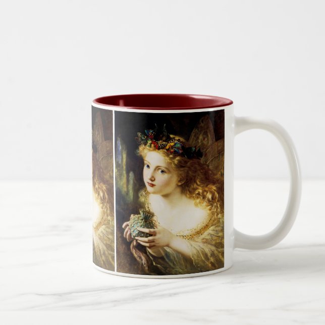 Take The Fair Face of Woman Two-Tone Coffee Mug (Right)
