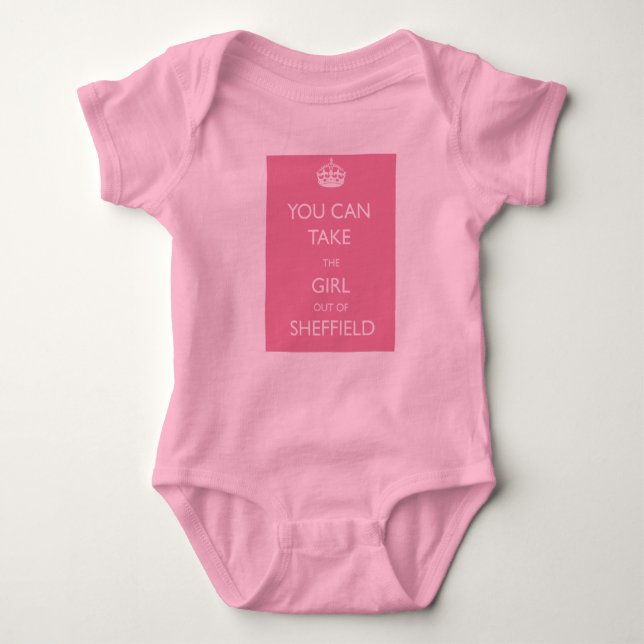 take the Girl babygro Baby Bodysuit (Front)