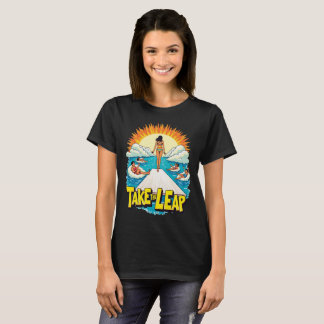 Take the Leap: Bold and Empowering Swimming Girl T-Shirt